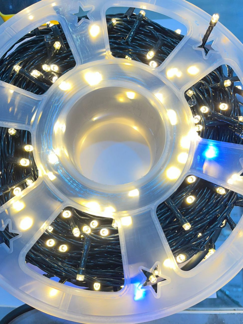 гирлянда уличная бахрома 80м теплая