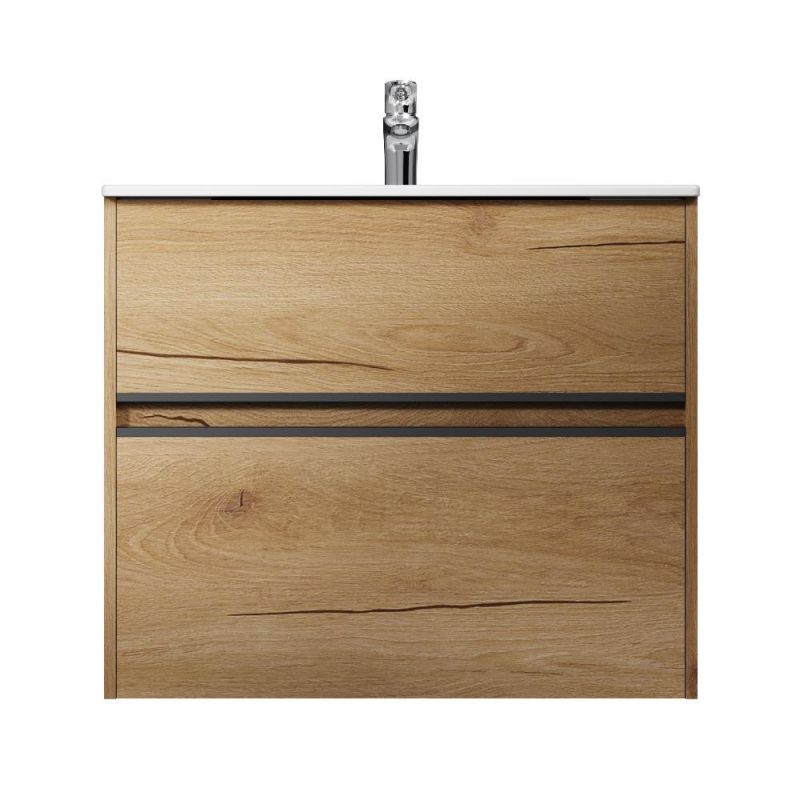 Тумба с раковиной AM.PM Sense универсальная, 80 см, 2 ящика, дерево M7BFUX0802OF