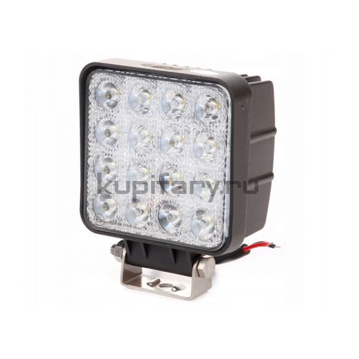 Светодиодная фара 48 Ватт ближний свет квадратная 45 мм FR162848
