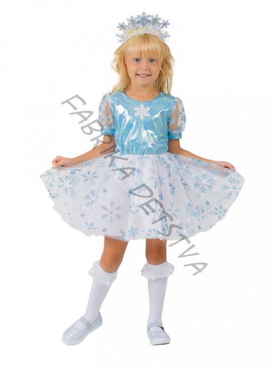 Снежинка голубая