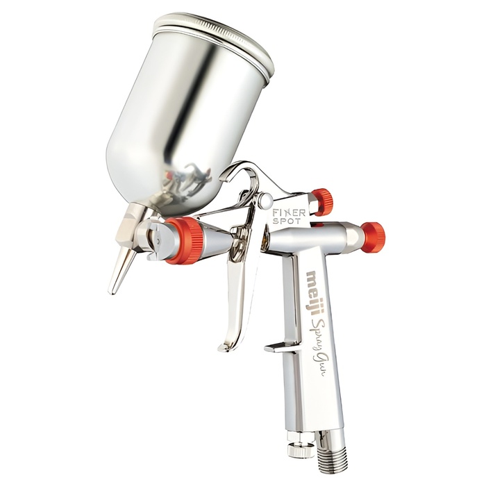 MEIJI Краскопульт Meiji FINER SPOT, дюза 1,2мм. (бачок в комплекте)