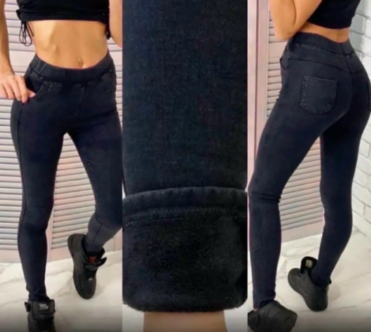 Джеггинсы теплые женские 51738