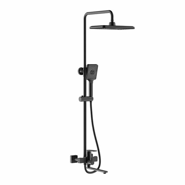 FRAP | Qara Duş Dəsti F2471-6 Krant ilə, latun