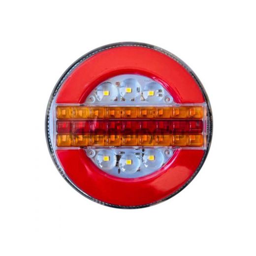 Задний универсальный светодиодный фонарь круглый 9 Ватт 24 Вольт ZD2069