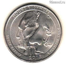 США 25 центов 2013 Р