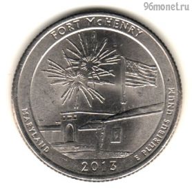 США 25 центов 2013 Р