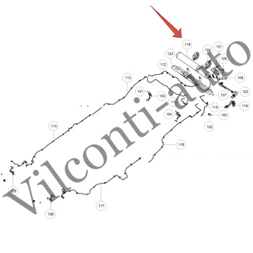 РЕЗЕРВУАР ЗАДНЕЙ ПНЕВМАТИЧЕСКОЙ ПОДВЕСКИ TANK 700 2912116XKL01A 100% ОРИГИНАЛ