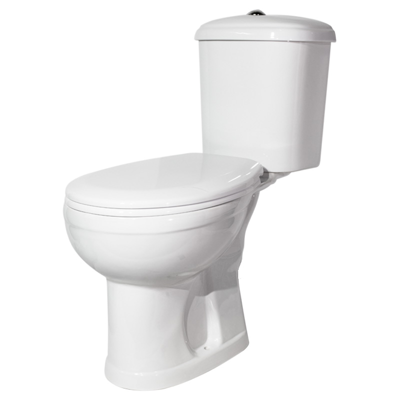 Унитаз-компакт Дора Стандарт, горизонтальный выпуск, с сиденьем, белый 47301130402