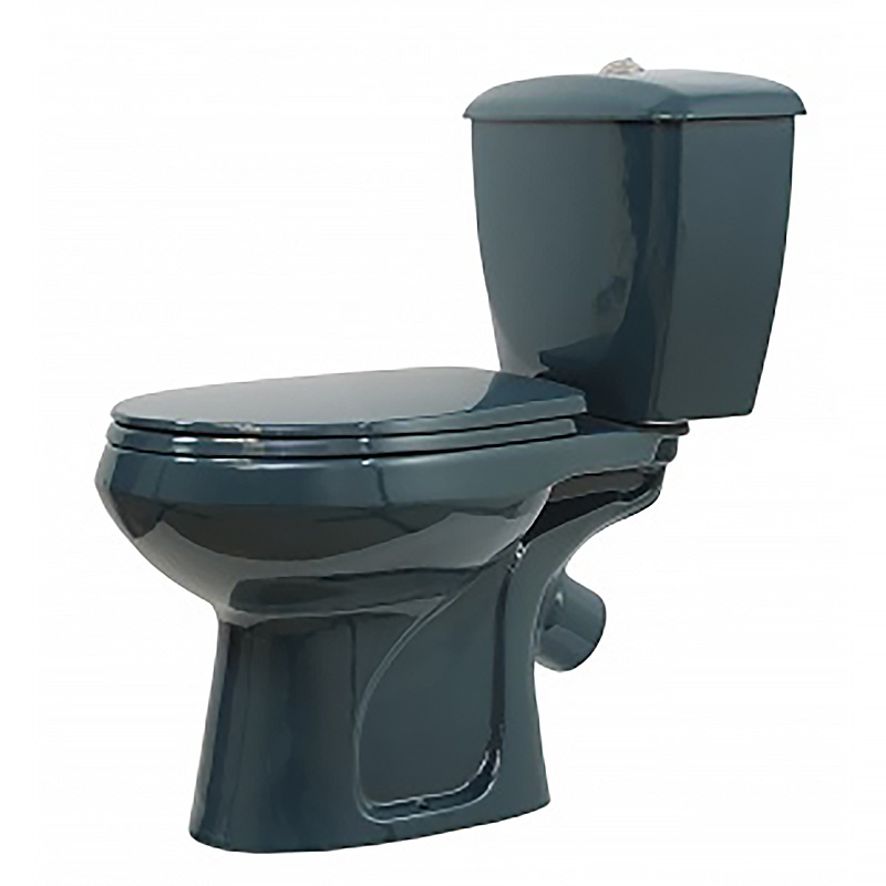 Унитаз-компакт Оскольская керамика Элисса, сиденье полипропилен, зеленый 43325100204