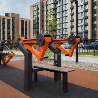 Power-1800 Уличный тренажер Жим лежа с переменной нагрузкой