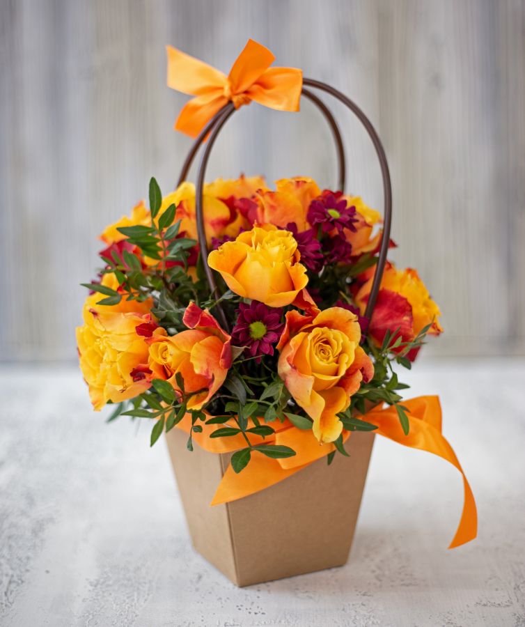 Яркая композиция для мамы "Солнышко"