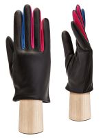 Перчатки женские ш/п IS936 black/multicolor ELEGANZZA