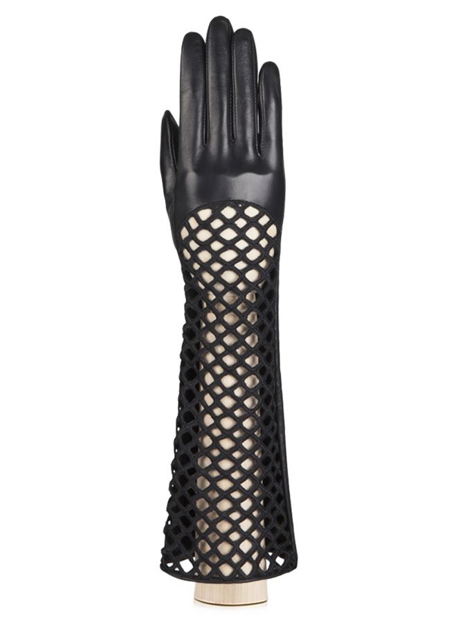 Перчатки женские ш/п F-IS0175 black ELEGANZZA