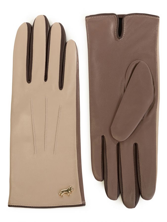 Перчатки жен ш/п LB-4607-1 l.cacao/taupe LABBRA