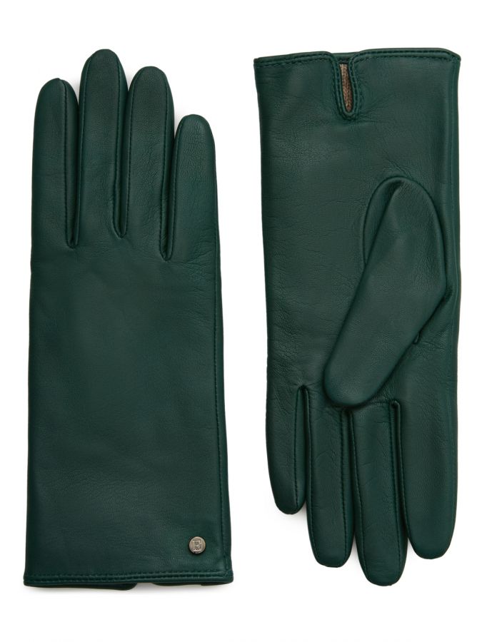 Перчатки женские 100% ш IS9901 d.green ELEGANZZA