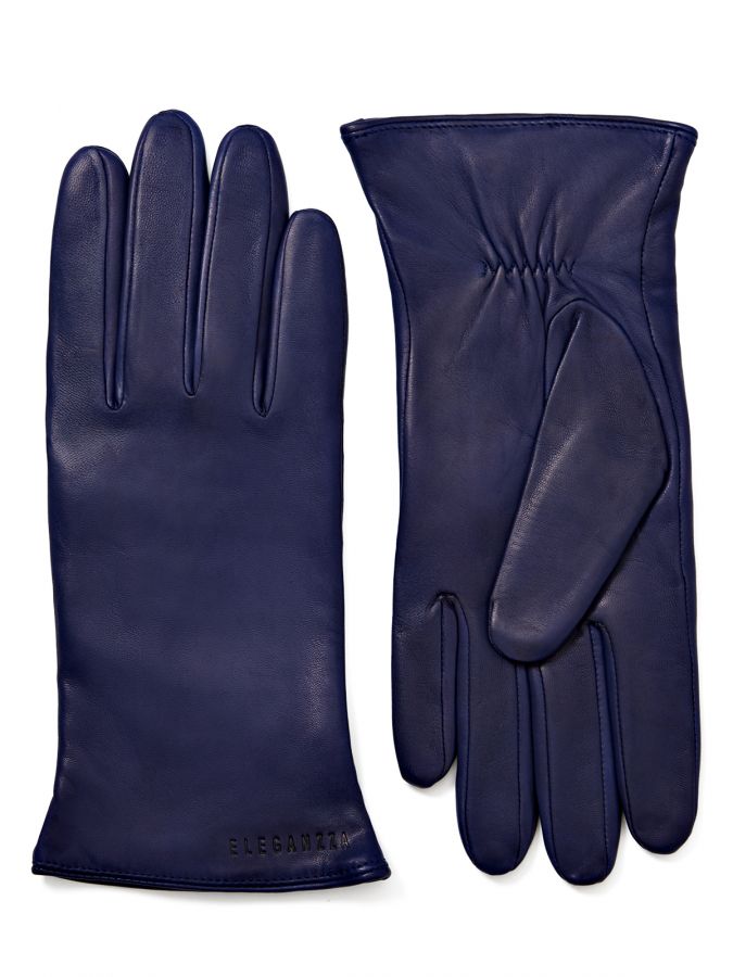 Перчатки женские 100% ш IS00710 navi ELEGANZZA