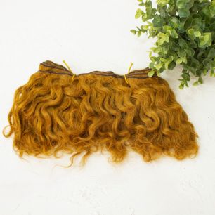 Тресс натуральный  (козочка) светлый каштан кудри