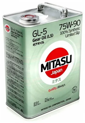 MITASU GEAR OIL GL-5 LSD 75W-90, 4л