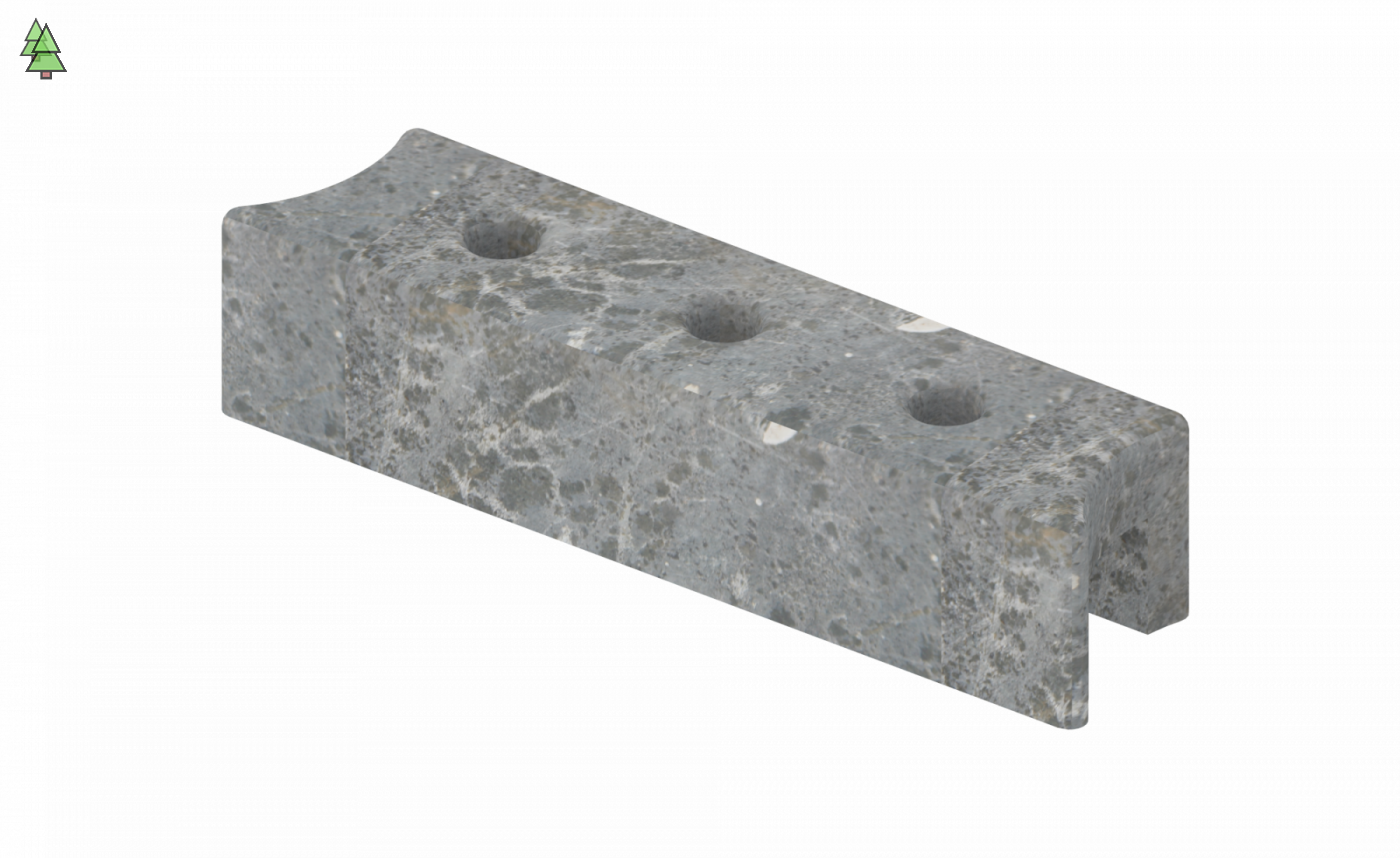 Верхний талькохлоритный элемент SAWO HP23-002 для печи NIMBUS (300х70х60мм)