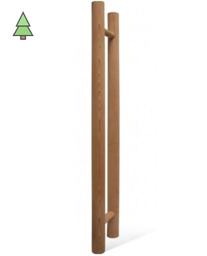 SAWO Ручка для двери 741 и 742, кедр, прямая