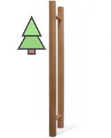 SAWO Ручка для двери 741 и 742, кедр, прямая