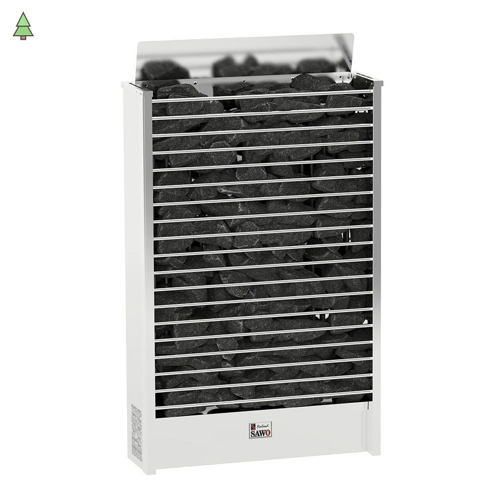 Электрическая печь SAWO CIRRUS ROCK 3 CRR3-75NS-P (7,5 кВт, нержавейка), выносной пульт (пульт и блок мощности докупаются отдельно)