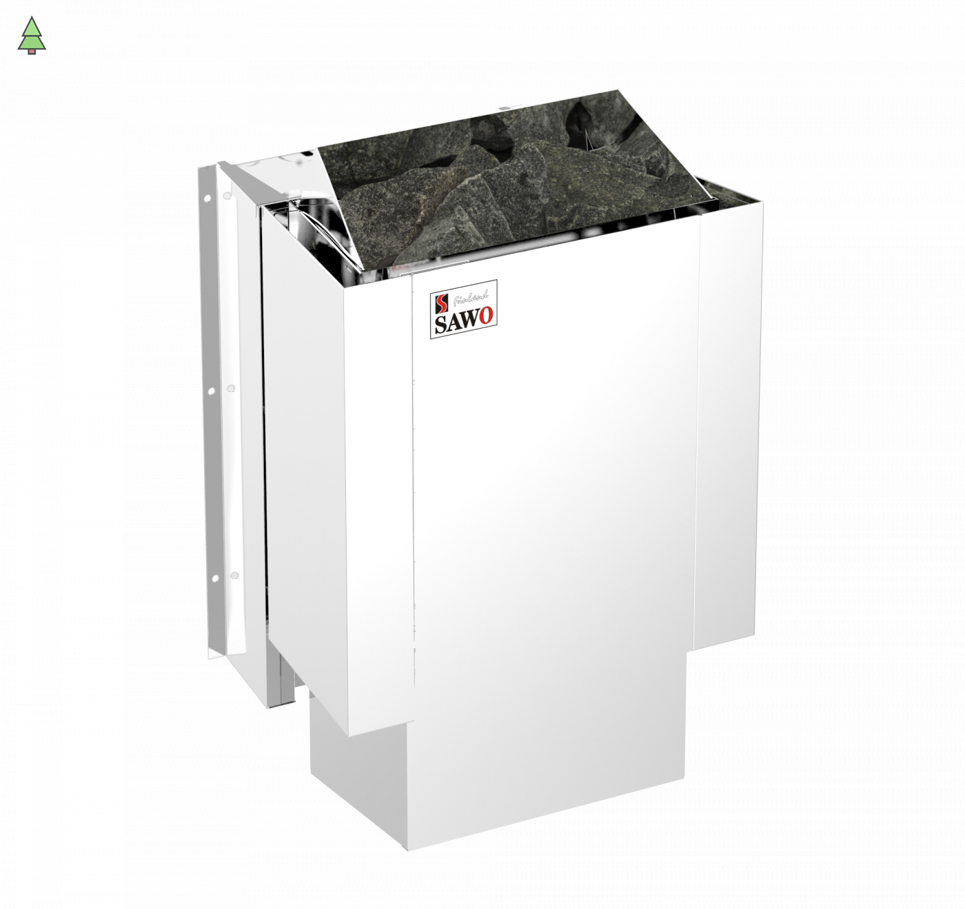 SAWO Электрическая печь NORDEX MINI COMBI, 3,6 кВт, NRMNC-36NS-Z , выносной пульт (пульт и блок мощности докупаются отдельно)