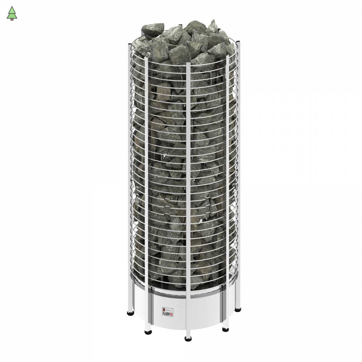 SAWO Электрическая печь TOWER TH12-240NS-P, выносной пульт (пульт и блок мощности докупаются отдельно)