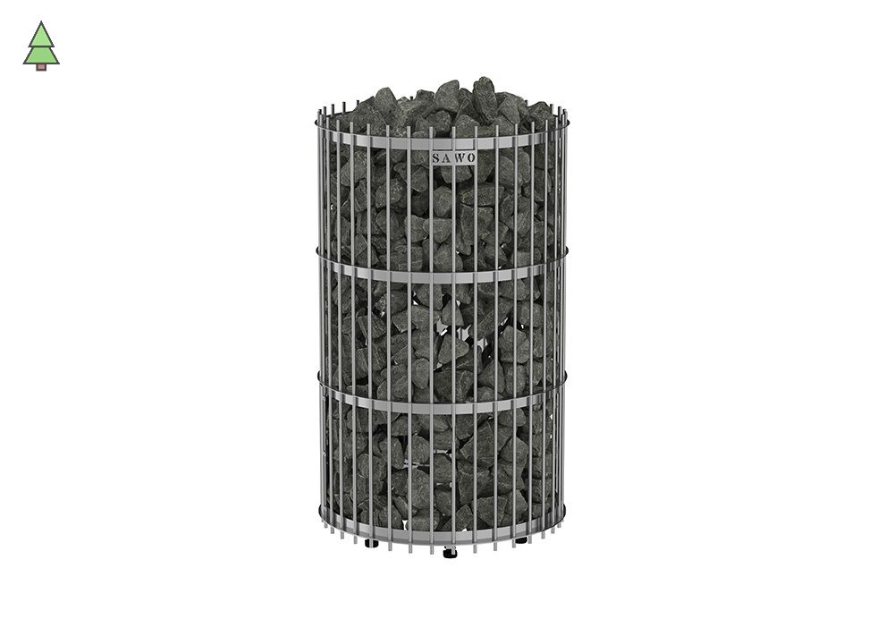 Электрическая печь SAWO Orion ORN-105NS-G-P (10,5 кВт, нержавейка, напольная), выносной пульт (пульт и блок мощности докупаются отдельно)