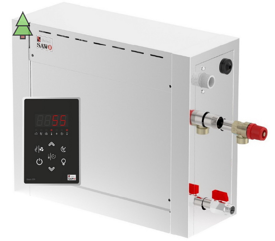 SAWO Парогенератор 3,5 кВт, пульт в комплекте, артикул STE-35-1/2-V2