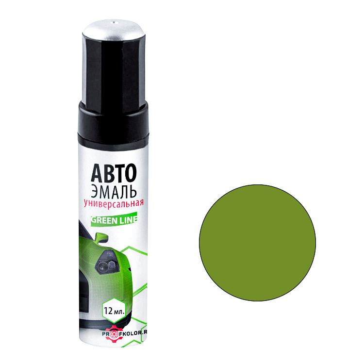 Карандаш с кисточкой для подкраски сколов на Chery. Цвет Apple Green. Код цвета: FH