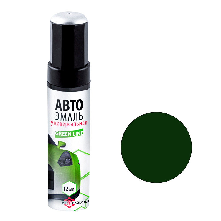 Карандаш с кисточкой для подкраски сколов на Fleet Pantone. Цвет Pantone Dark Green. Код цвета: 560C