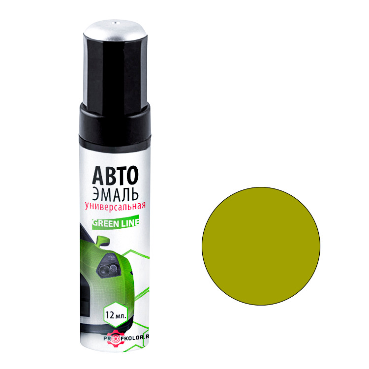 Карандаш с кисточкой для подкраски сколов на Fleet Pantone. Цвет Pantone Dark Yellow. Код цвета: 103C