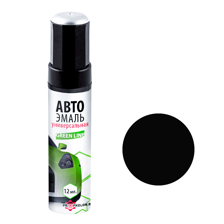 Карандаш с кисточкой для подкраски сколов на Han Teng Motor X7. Цвет Common Black. Код цвета: PTH