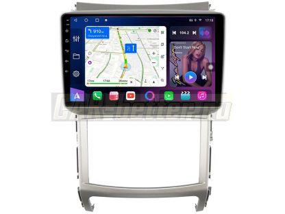 Магнитола Hyundai ix55 2008-2013, рамка серебро, Farcar, S500 (FC-BM437M)