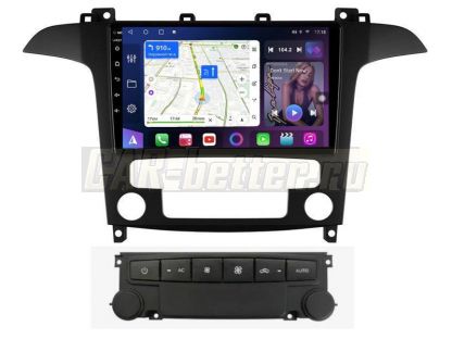 Магнитола Ford S-Max 2006-2015, климат, блок кнопок, Farcar, S500 (FC-BM3028M)
