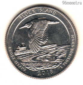 США 25 центов 2018 S