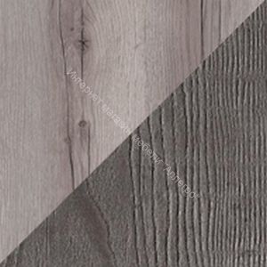 Комод на цоколе Ольга 3 Дуб делано серый