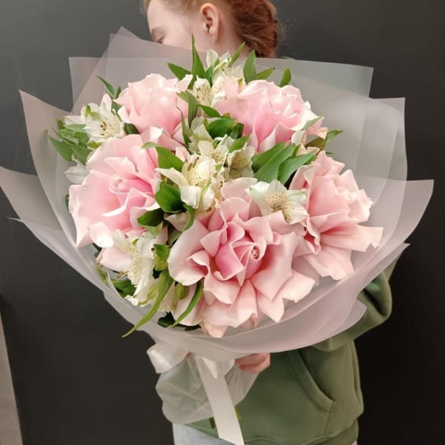 Розы французские/Букет "Полина"