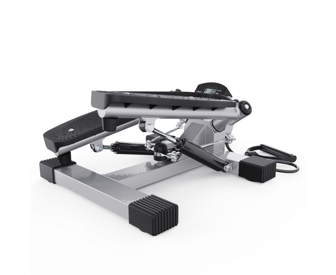 Большой поворотный DFC X-STEPPER с эспандерами