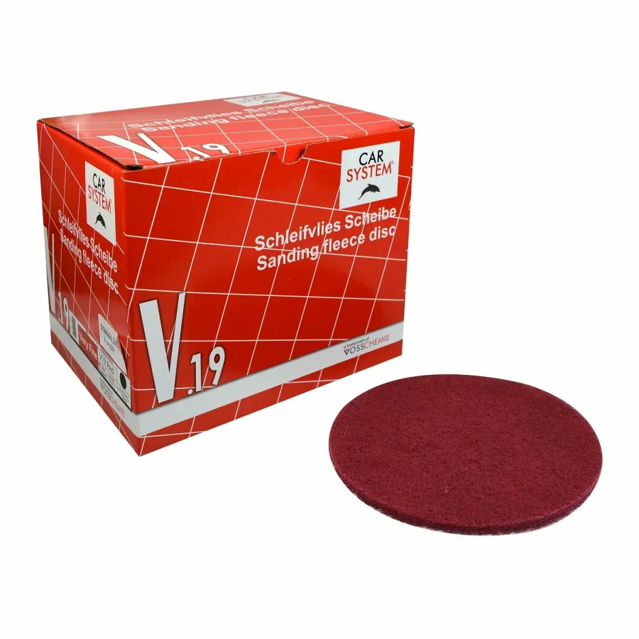Круг матирующий V19 150мм красный сверхтонкий (уп.= 20шт)