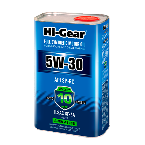 Hi-Gear ACEA A5/B5 API SP-RC 5W-30, 1л