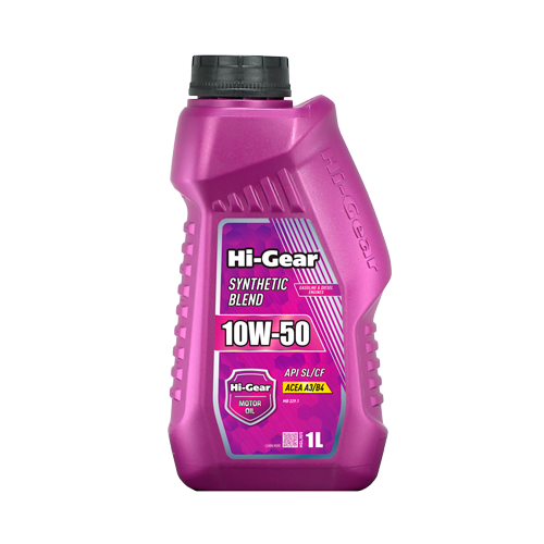 Hi-Gear API SL/CF ACEA A3/B4 10W-50, 1л