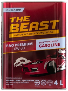 The Beast PAO PREMIUM 0W-30, 4л