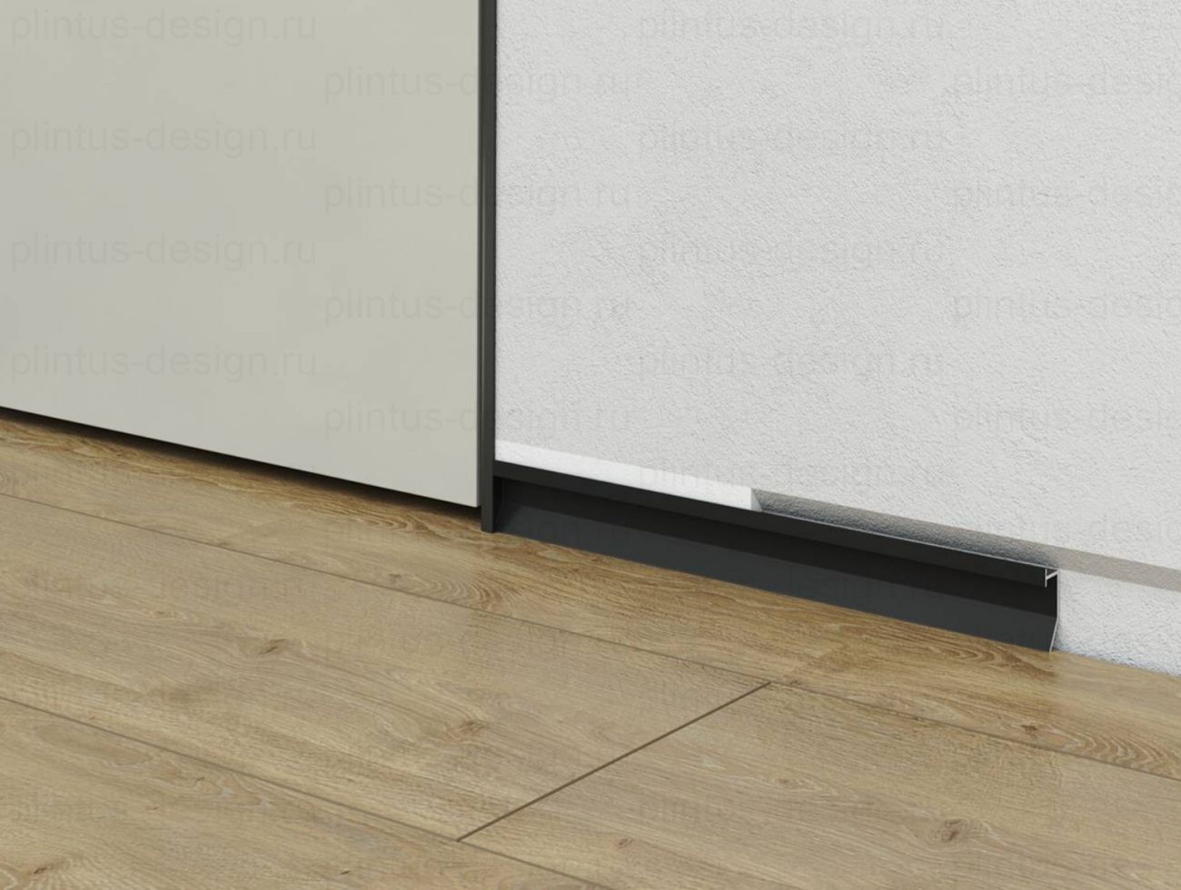 Laconistiq Novel Regular теневой плинтус Чёрный