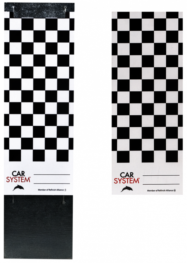 Пластина Color Match Card Paper - для тест-напыла с держателем, картон (уп.=250шт)