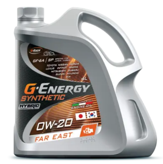 G-Energy Synthetic Far East 0W-20, 4л