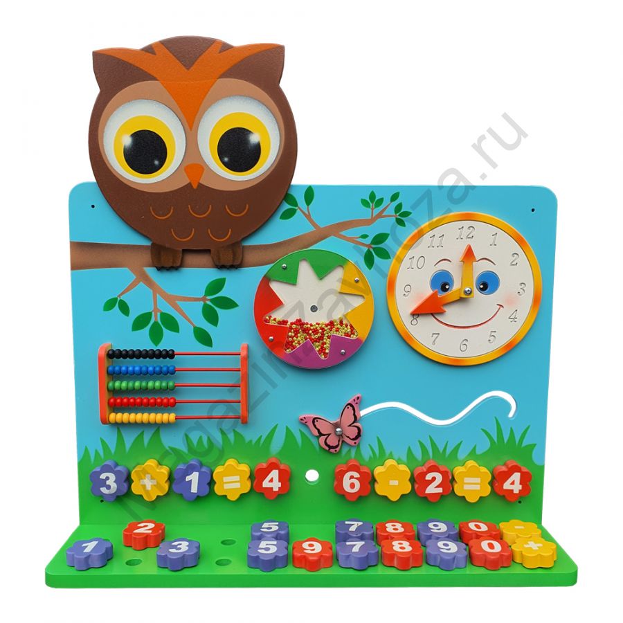 Панель БИЗИБОРД 28 сова