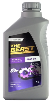 The Beast GEAR-OIL GL-5 75W-90, 1л