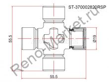 Крестовина карданного вала Duster